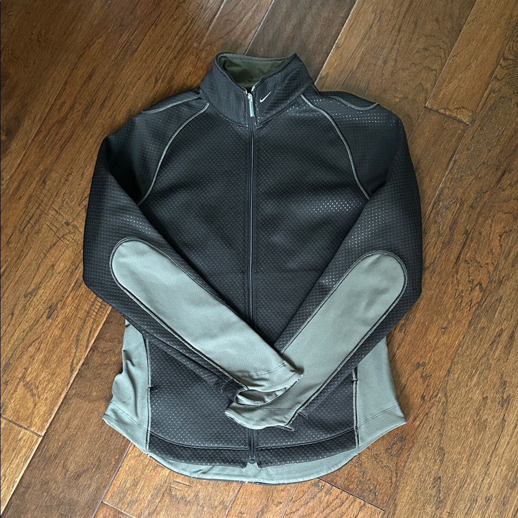 Nike Golf Jacket Women's Brown And Tan Size Small